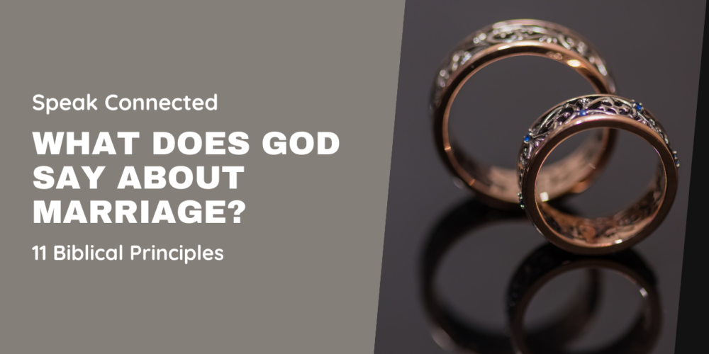 what does God say about marriage