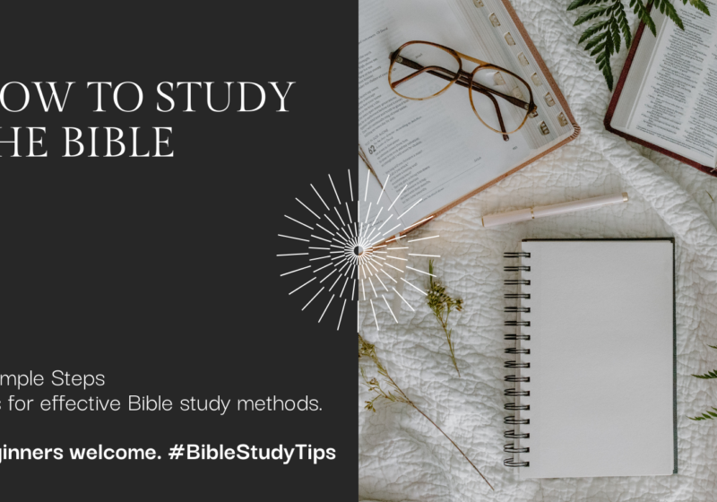 how to study the bible 3 simple steps