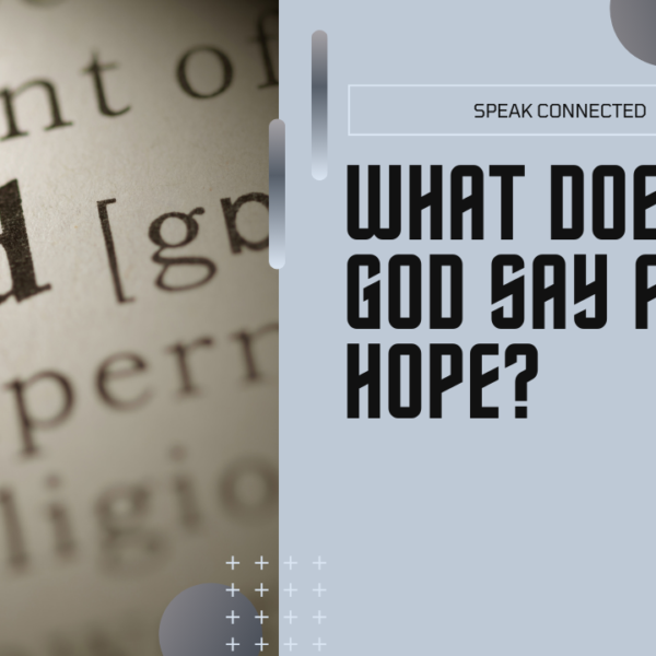 what does God say about hope