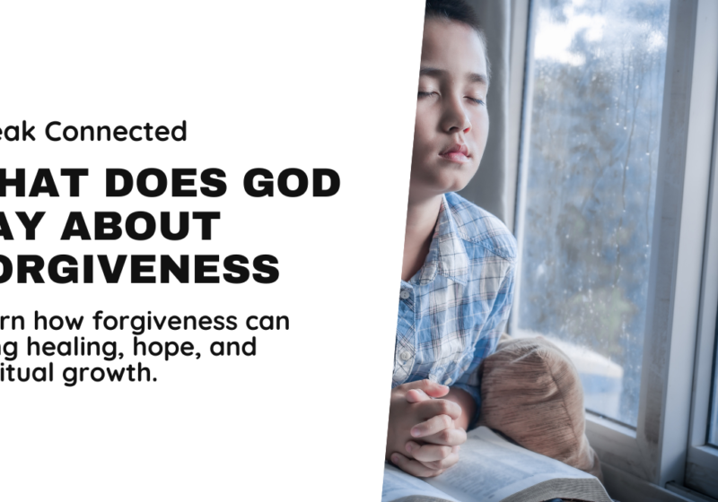 what does God say about forgiveness