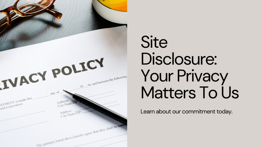 site disclosure