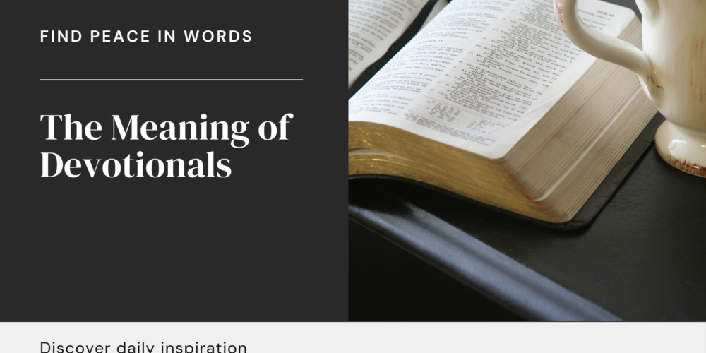 devotionals meaning