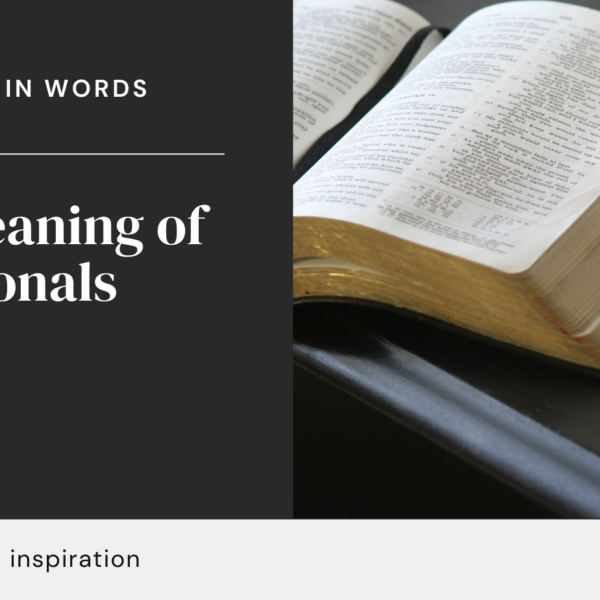 devotionals meaning