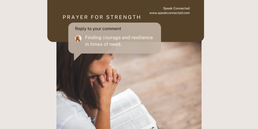 strength for prayer