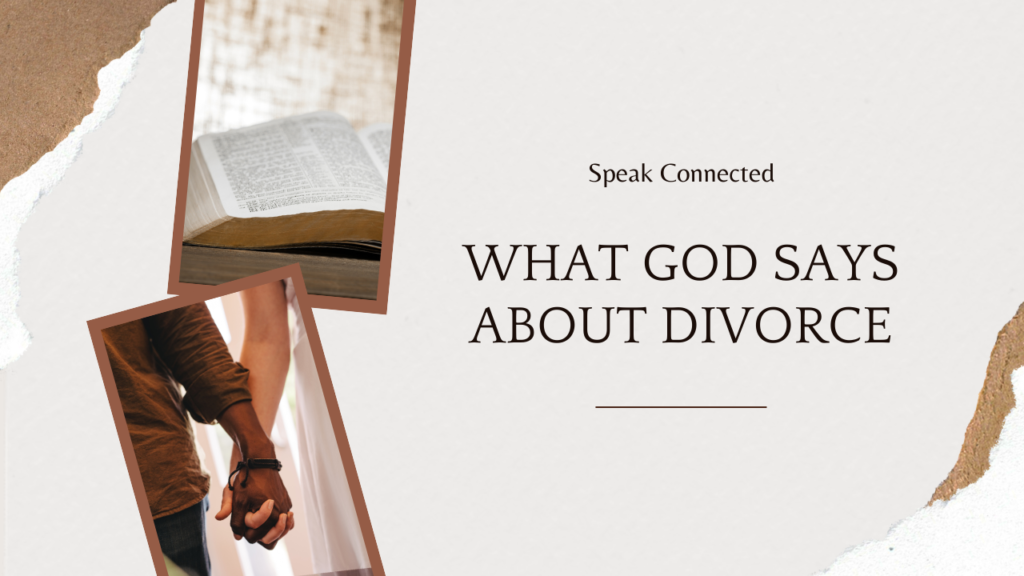 what does God say about divorce