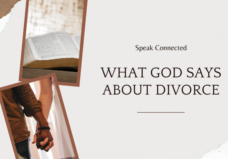 what does God say about divorce